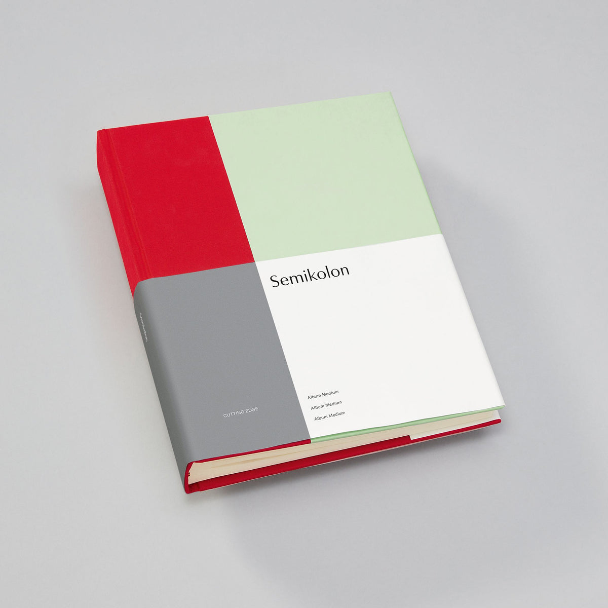 CUTTING EDGE PHOTO ALBUM MEDIUM CHERRY PISTACHIO