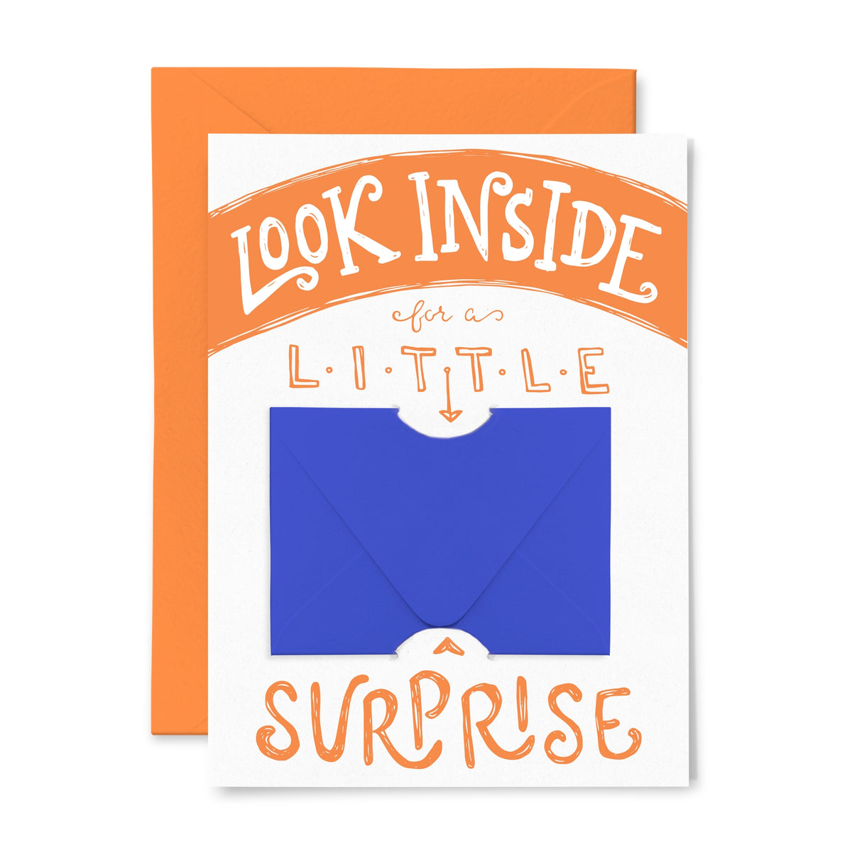 COLOR BOX LETTERPRESS CARD LITTLE SURPRISE
