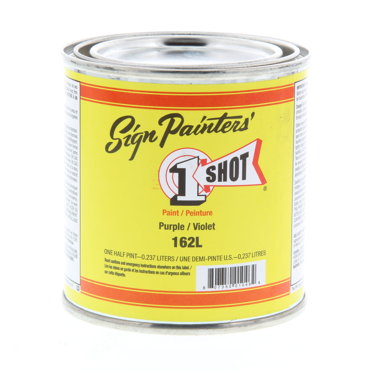 1 SHOT LETTERING ENAMEL PURPLE 8oz