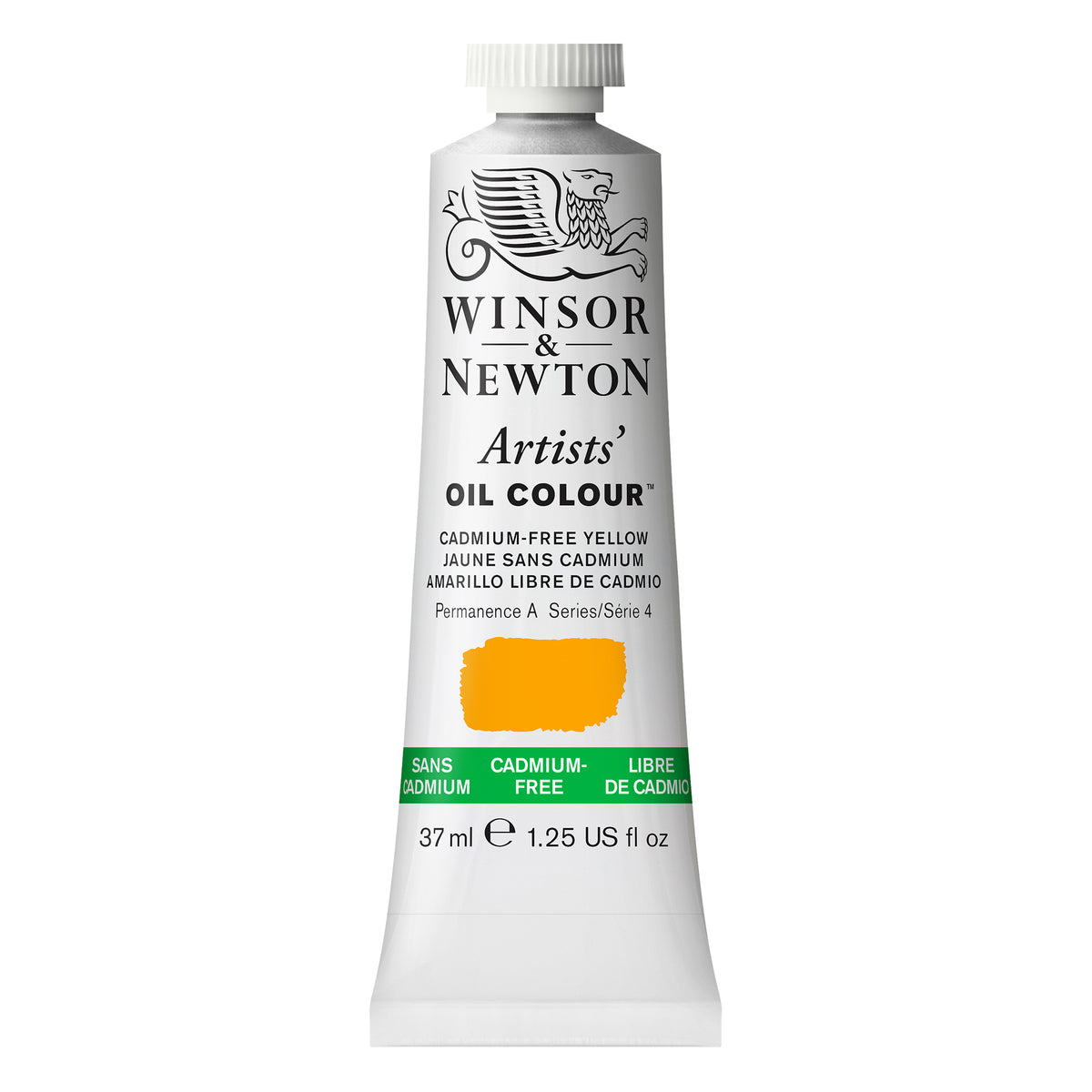 W&amp;N ARTISTS&#39; OIL COLOR CADMIUM FREE YELLOW 37ml