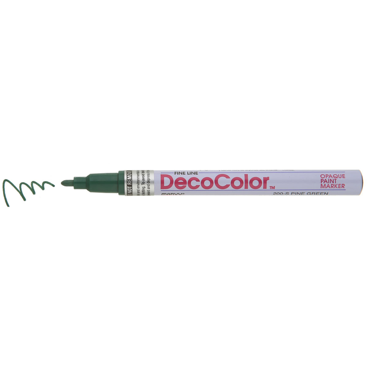 DECOCOLOR PAINT MARKER FINE POINT PINE GREEN
