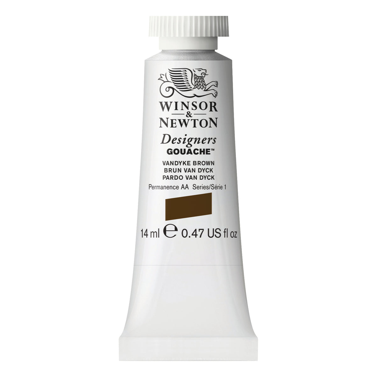 W&amp;N DESIGNERS GOUACHE VANDYKE BROWN 14ml