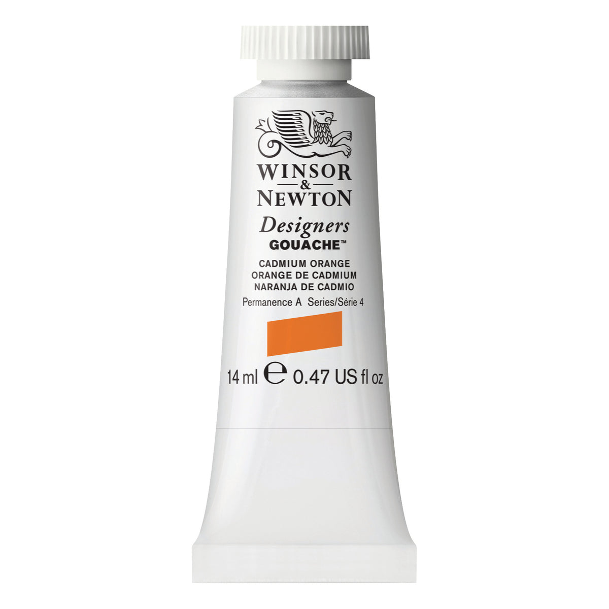 W&amp;N DESIGNERS GOUACHE CADMIUM ORANGE 14ml