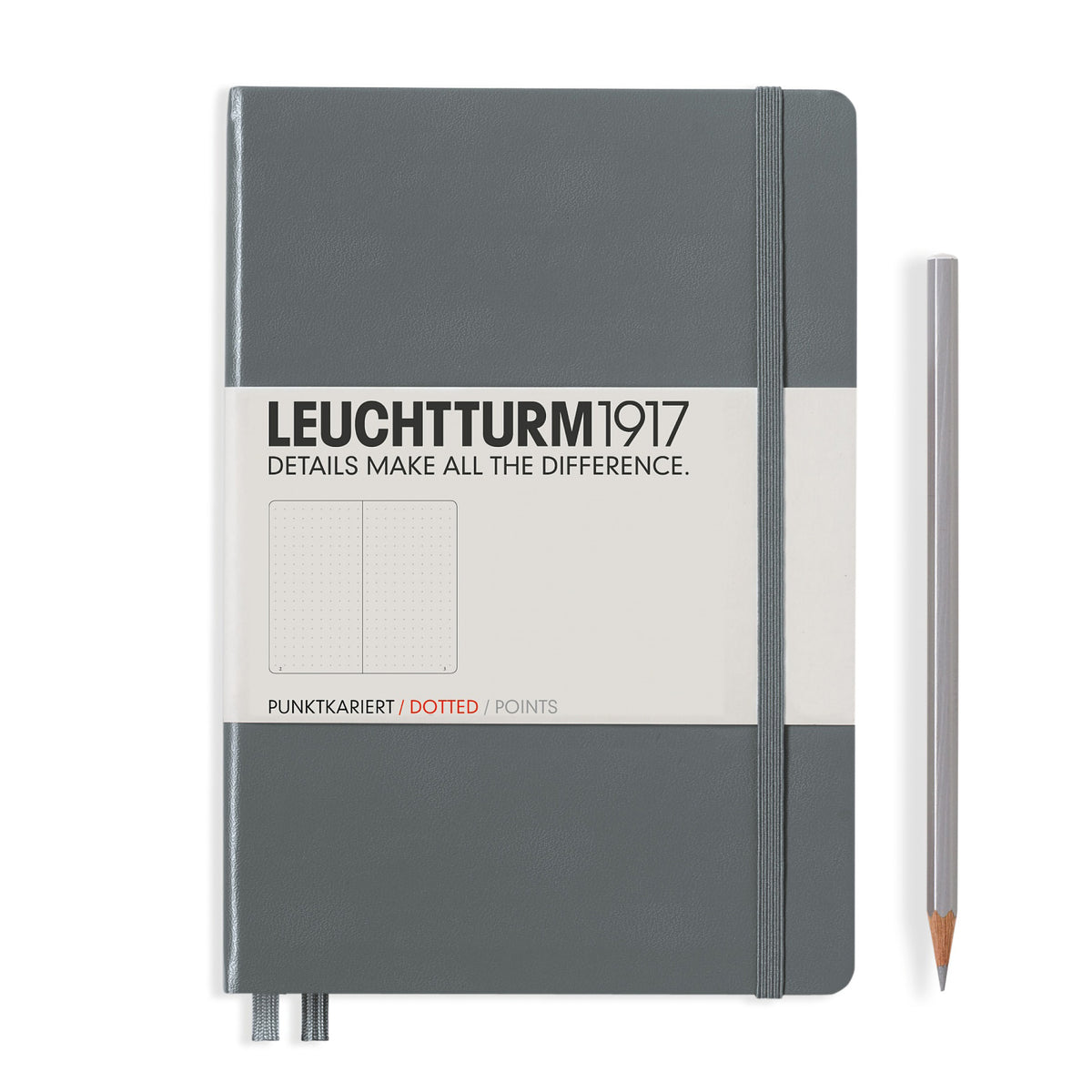 MEDIUM A5 NOTEBOOK DOTTED ANTHRACITE