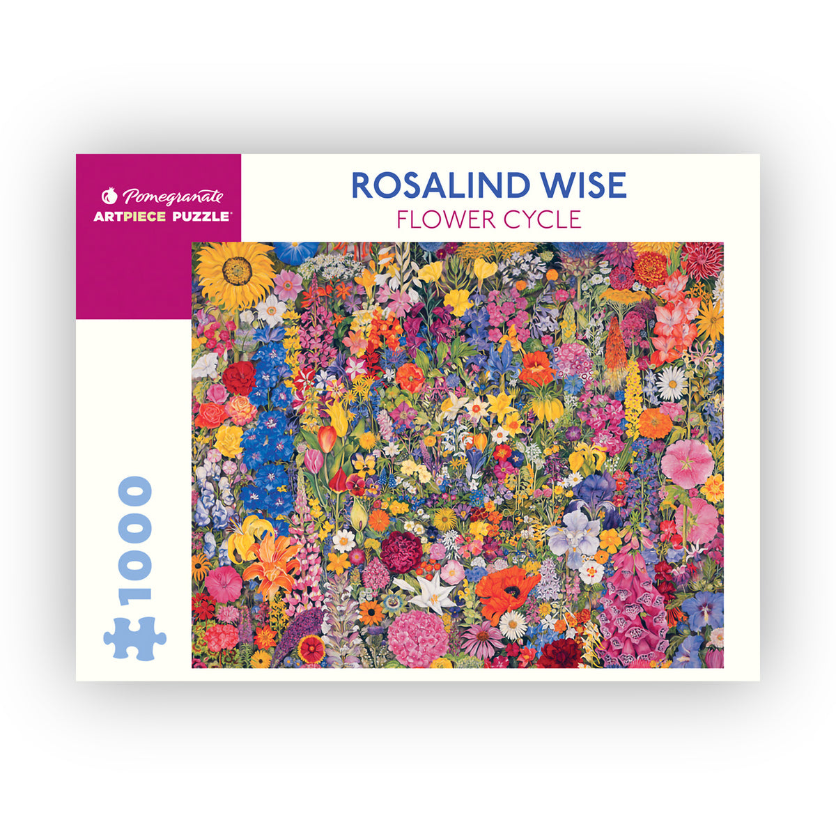 1000 PIECE ART PUZZLE - FLOWER CYCLE
