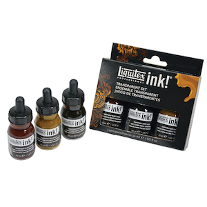 LIQUITEX INK TRANSPARENT SET