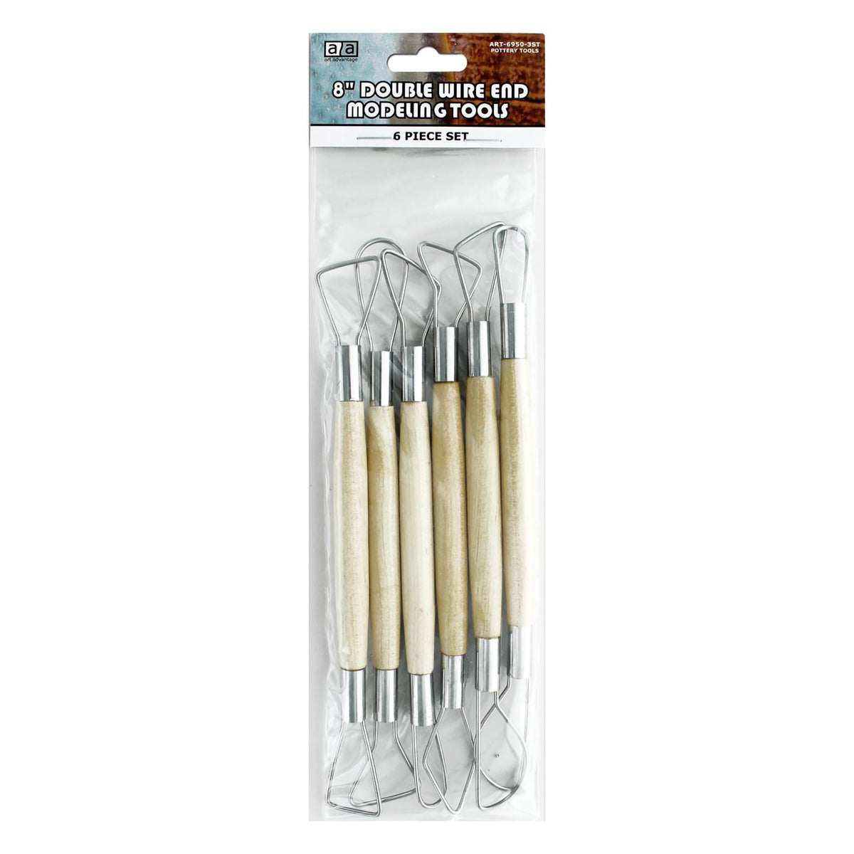 8&quot; DOUBLE WIRE END MODELING TOOL SET/6