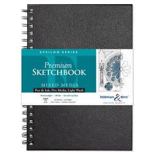 EPSILON SKETCHBOOK WIREBOUND 7x10