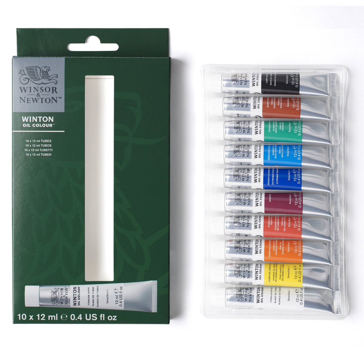 WINTON OIL COLOR SET 10 X 12ml
