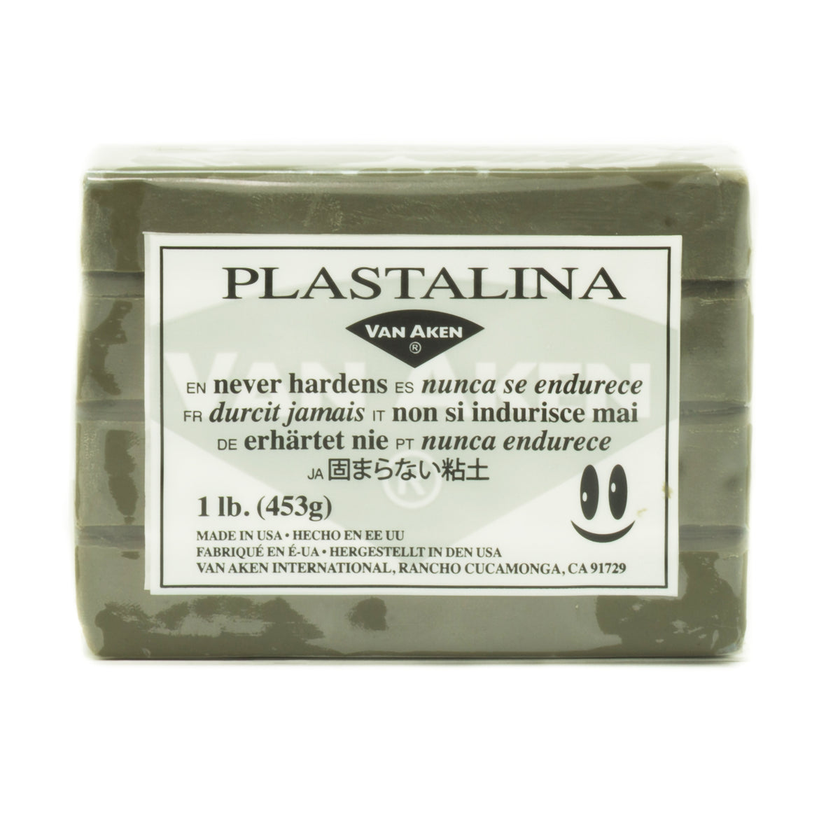 PLASTILINA MODELING CLAY 1lb SCULPTOR GRAY