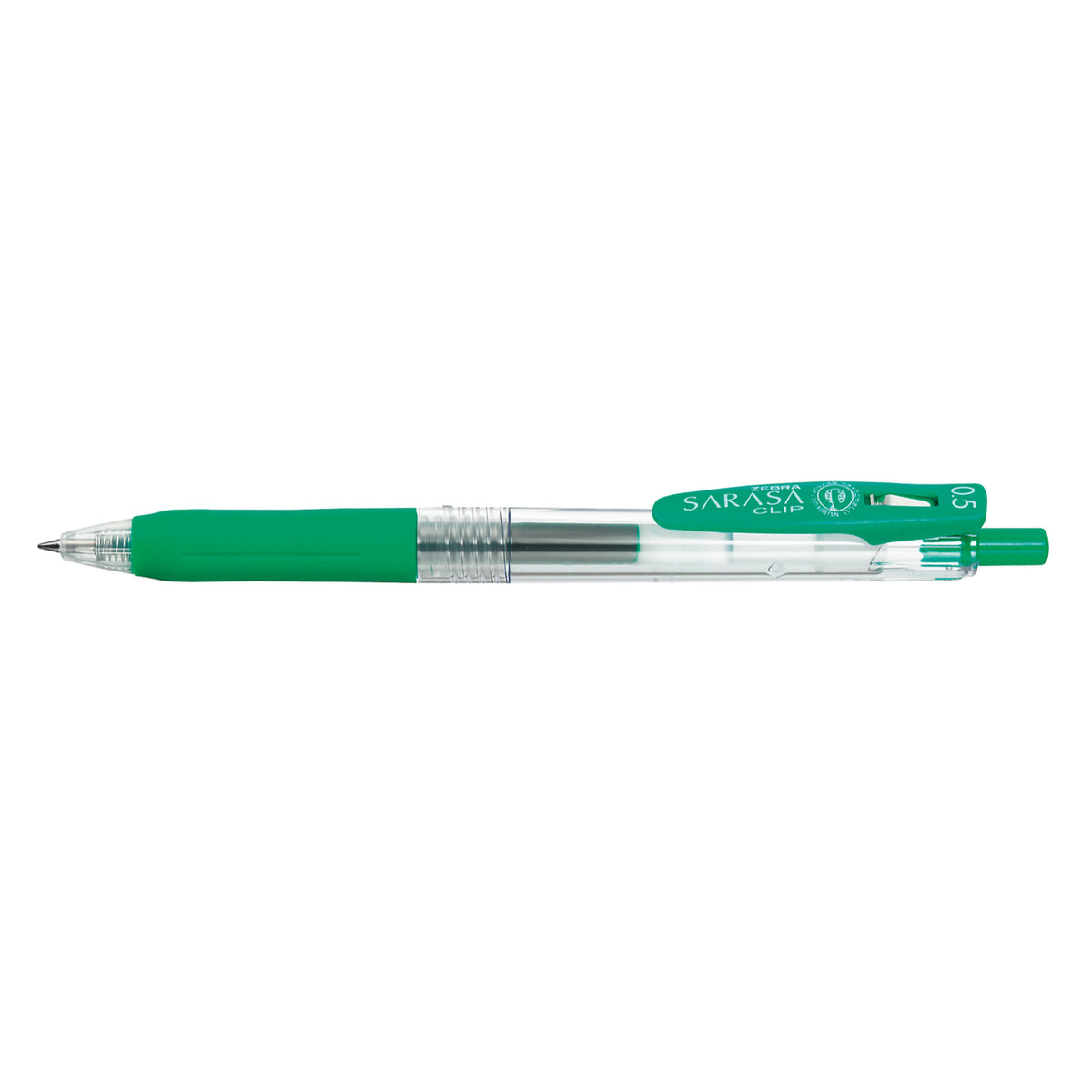 SARASA CLIP GEL RETRACTABLE 0.5mm GREEN