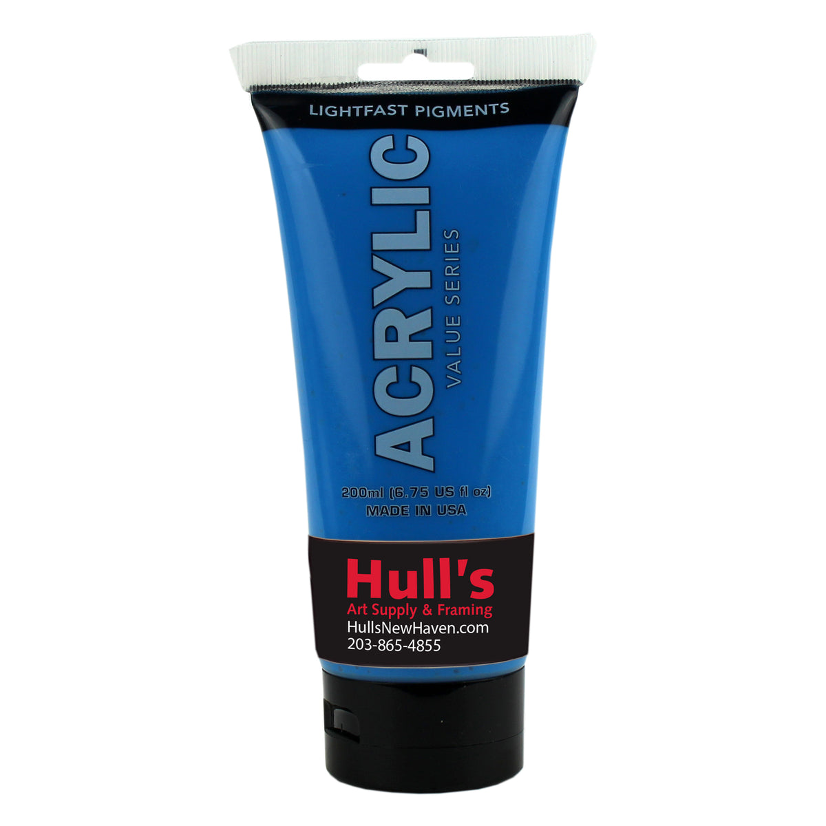 HULLS ACRYLIC 200ml TUBE NEON BLUE