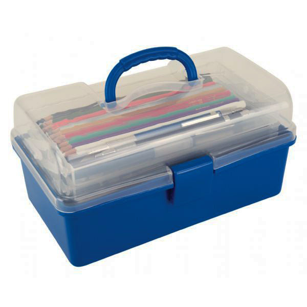 SMALL PLASTIC ART TOOL BOX