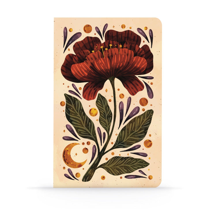 CLASSIC LAYFLAT JOURNAL LINED BURGUNDY BLOOM