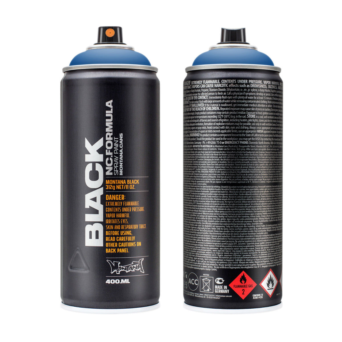 MONTANA BLACK HIGH PRESSURE SPRAY CAN ROYAL BLUE