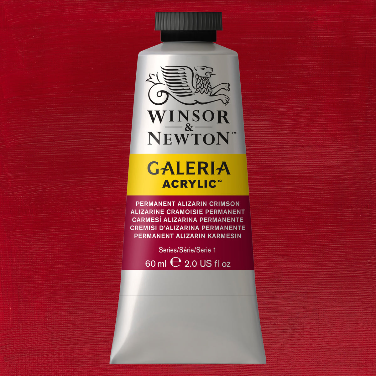 W&amp;N GALERIA ACRYLICS PERMANENT ALIZARIN CRIMSON 60ml