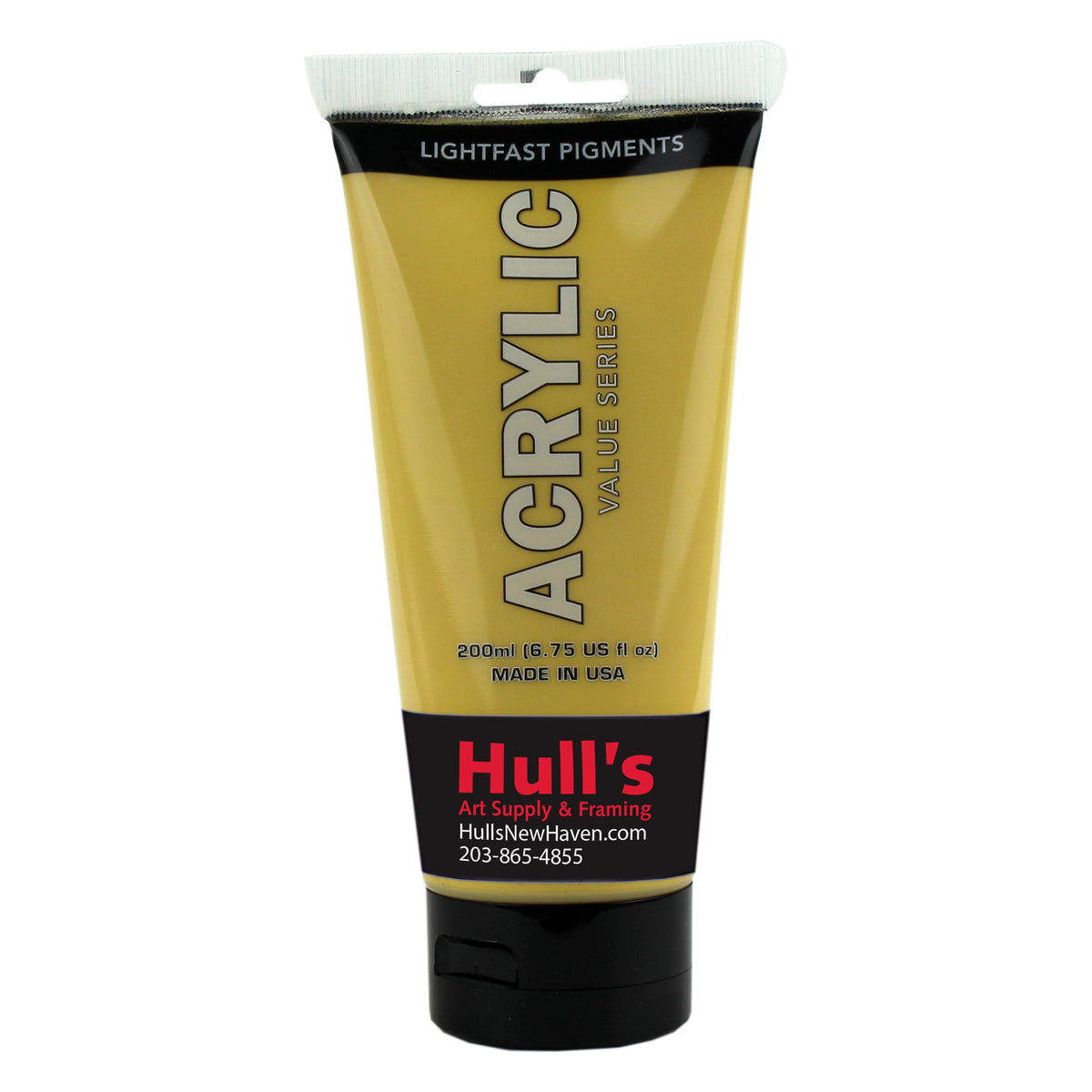 HULLS ACRYLIC 200ml TUBE NAPLES YELLOW