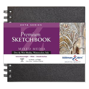 ZETA SKETCHBOOK WIREBOUND 7x7