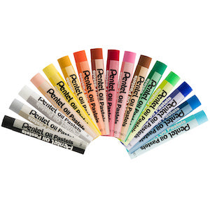 PENTEL OIL PASTELS SET/16