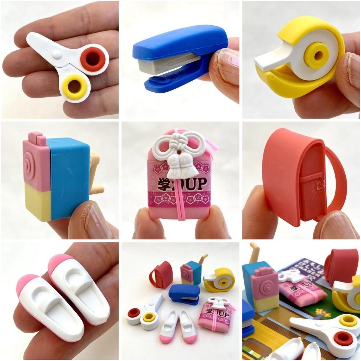 IWAKO SCHOOL ERASER SET
