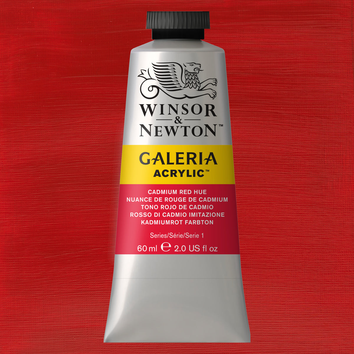 W&amp;N GALERIA ACRYLICS CADMIUM RED HUE 60ml