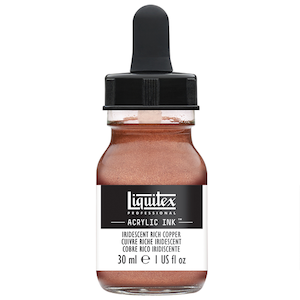 LIQUITEX INK 30ml IRIDESCENT RICH COPPER