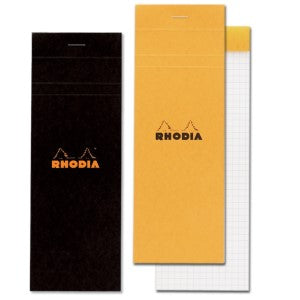 RHODIA ORANGE GRAPH PAD 3x8.25