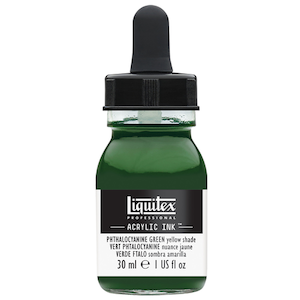 LIQUITEX INK 30ml PHTHALOCYANINE GREEN YELLOW SHADE