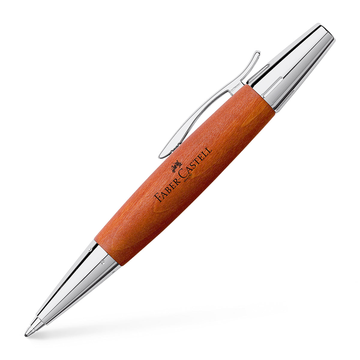 EMOTION LIGHT BROWN/CHROME BALLPOINT