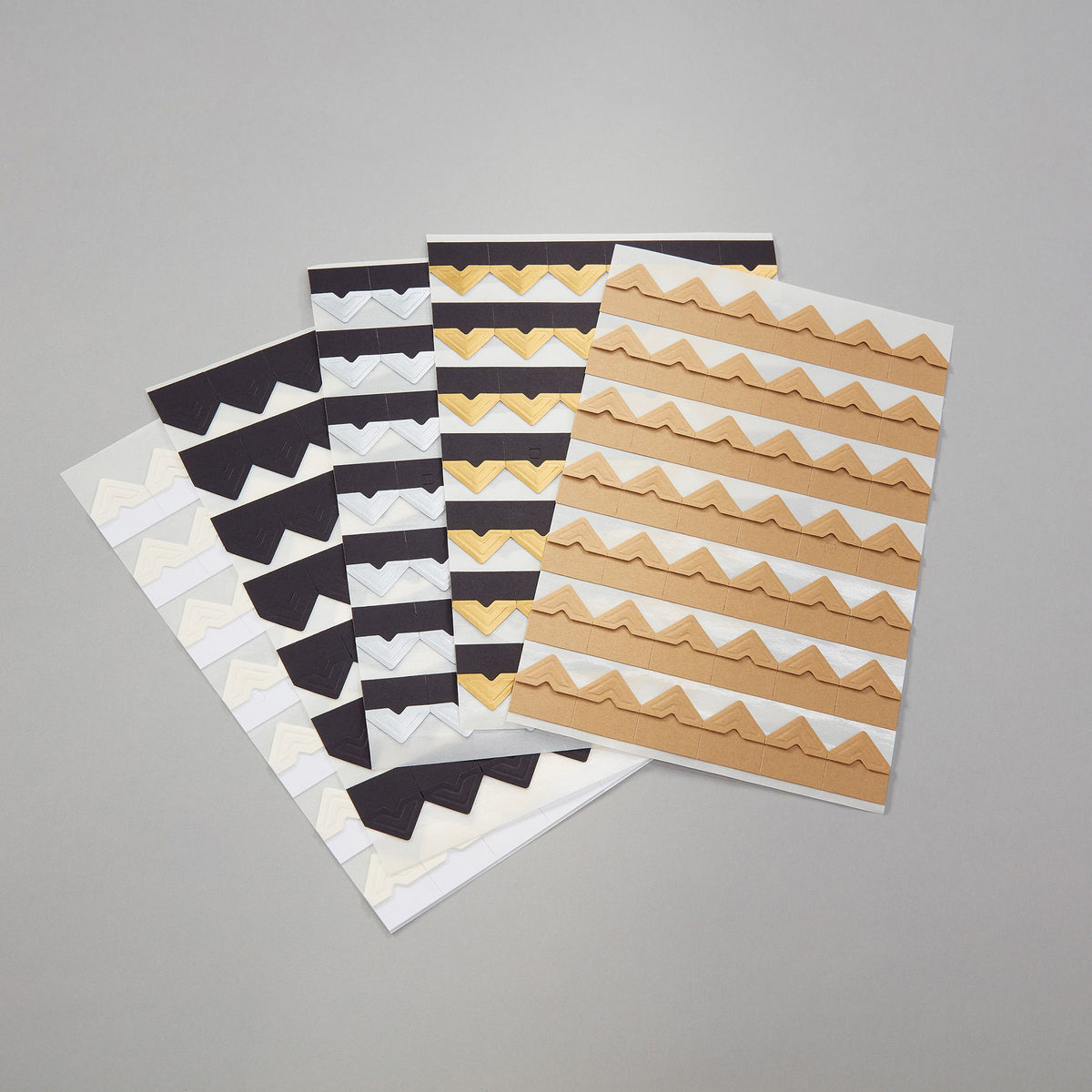 SEMIKOLON PHOTO CORNERS PACK BLACK