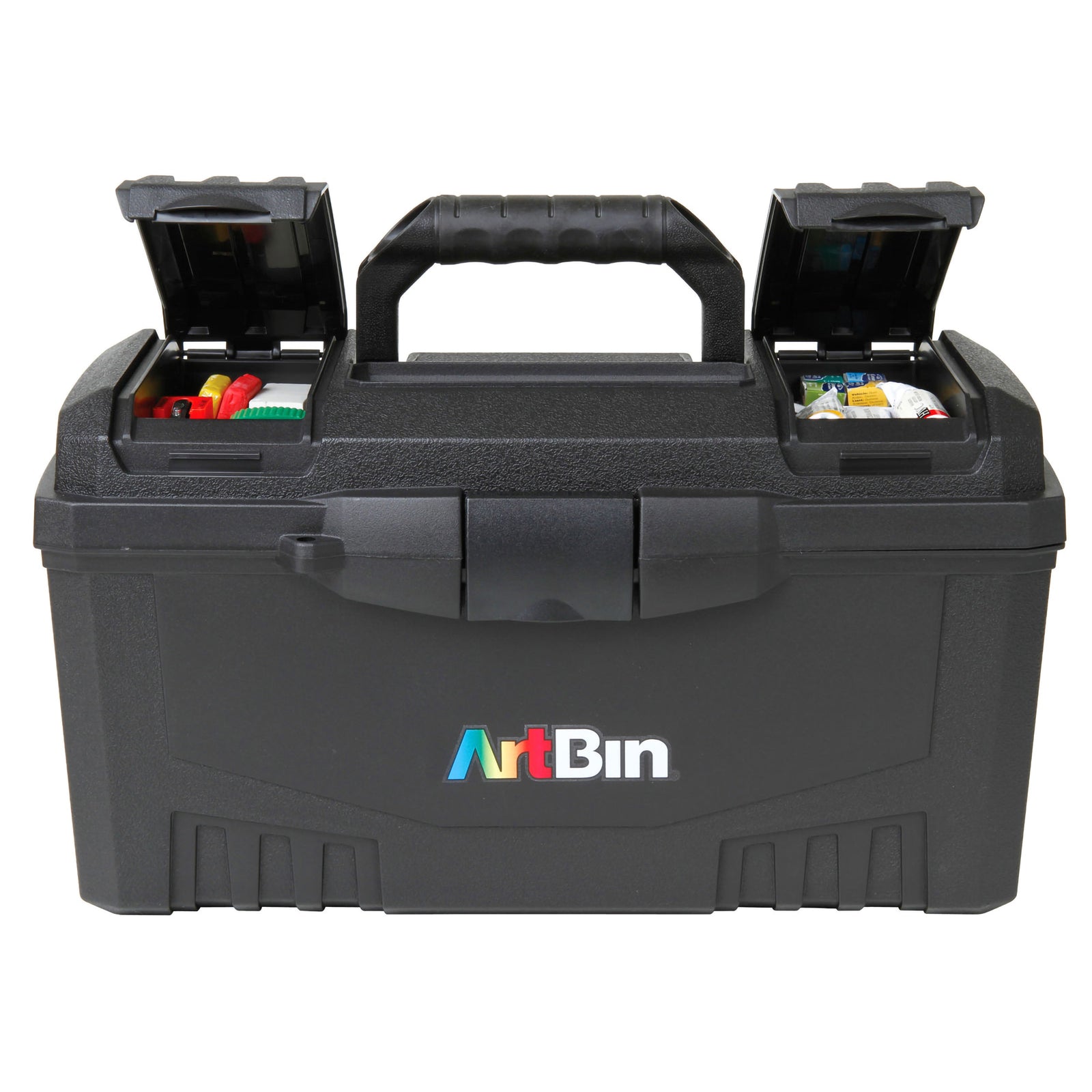 ARTBIN TWIN TOP BOX BLACK 17" WITH TRAY