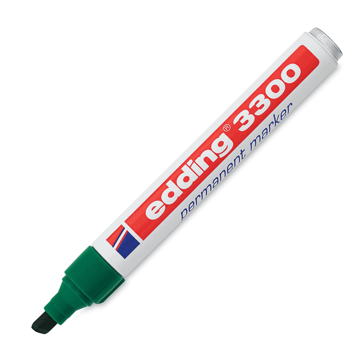 EDDING 3300 CHISEL PERMANENT MARKER GREEN