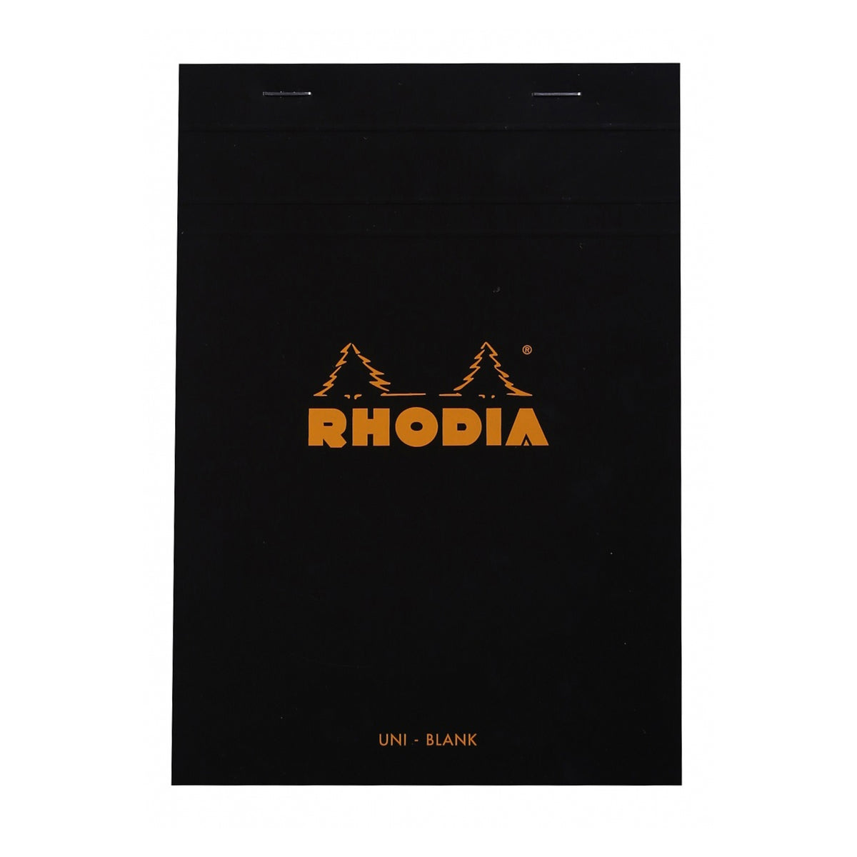 RHODIA BLACK BLANK PAD 6x8.25