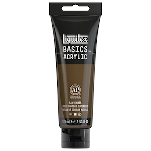 BASICS 4oz TUBE RAW UMBER
