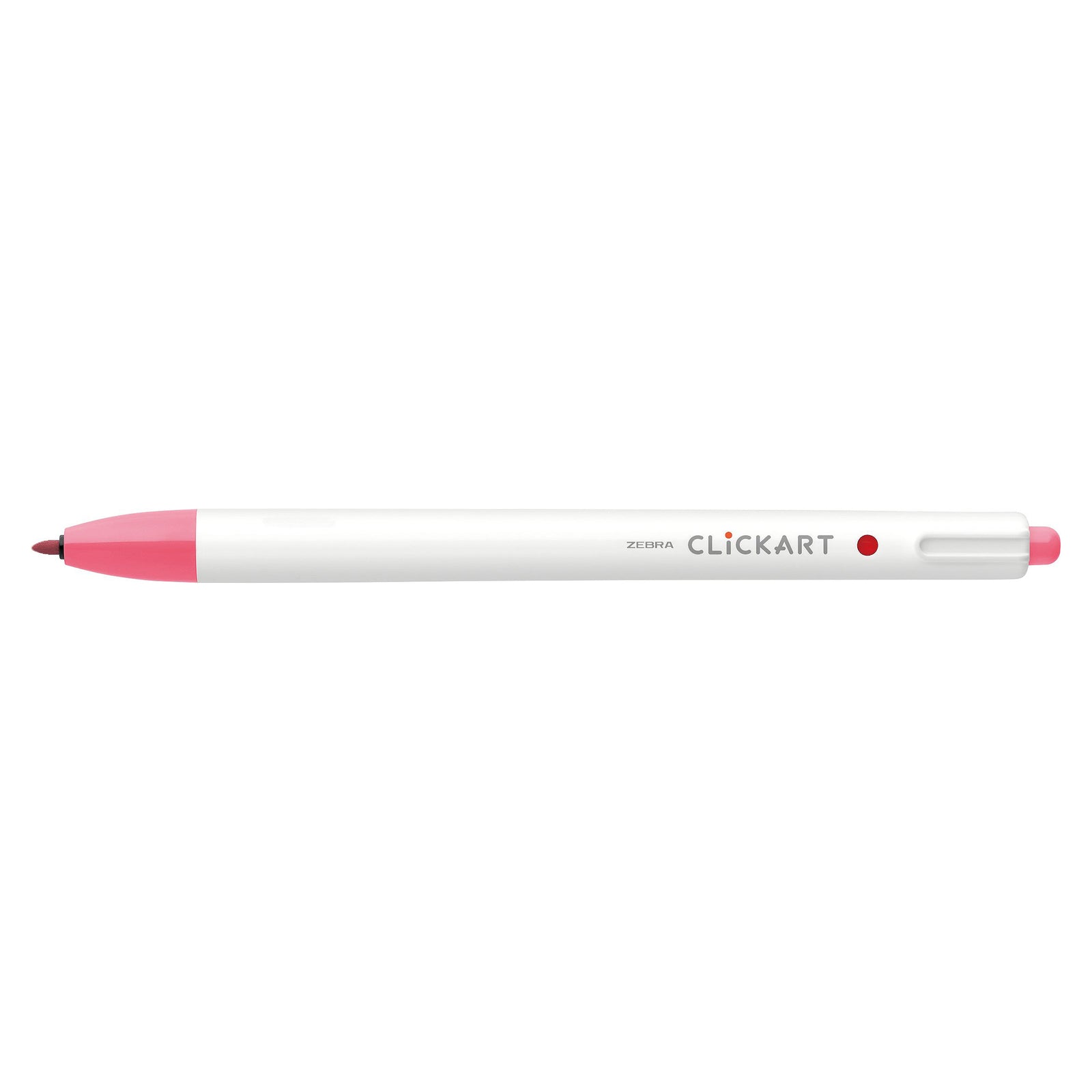 CLICKART RETRACTABLE MARKER PEN 0.6mm SALMON PINK