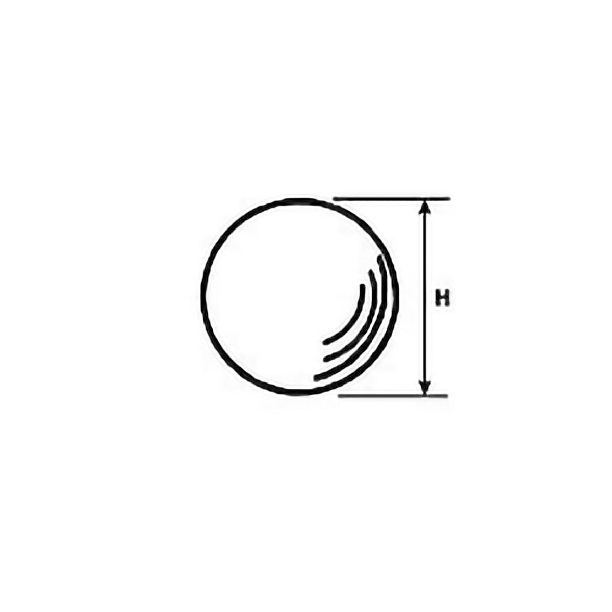 ACRYLIC BALL 1&#39;&#39;