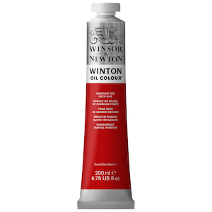 WINTON OIL COLOR 200ml CADMIUM RED DEEP HUE