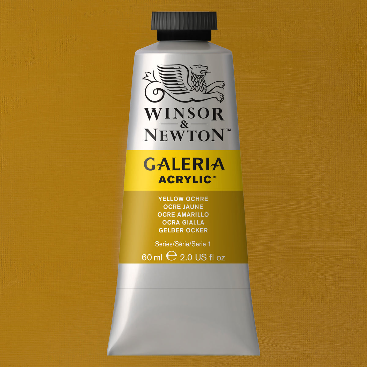 W&amp;N GALERIA ACRYLICS YELLOW OCHRE 60ml
