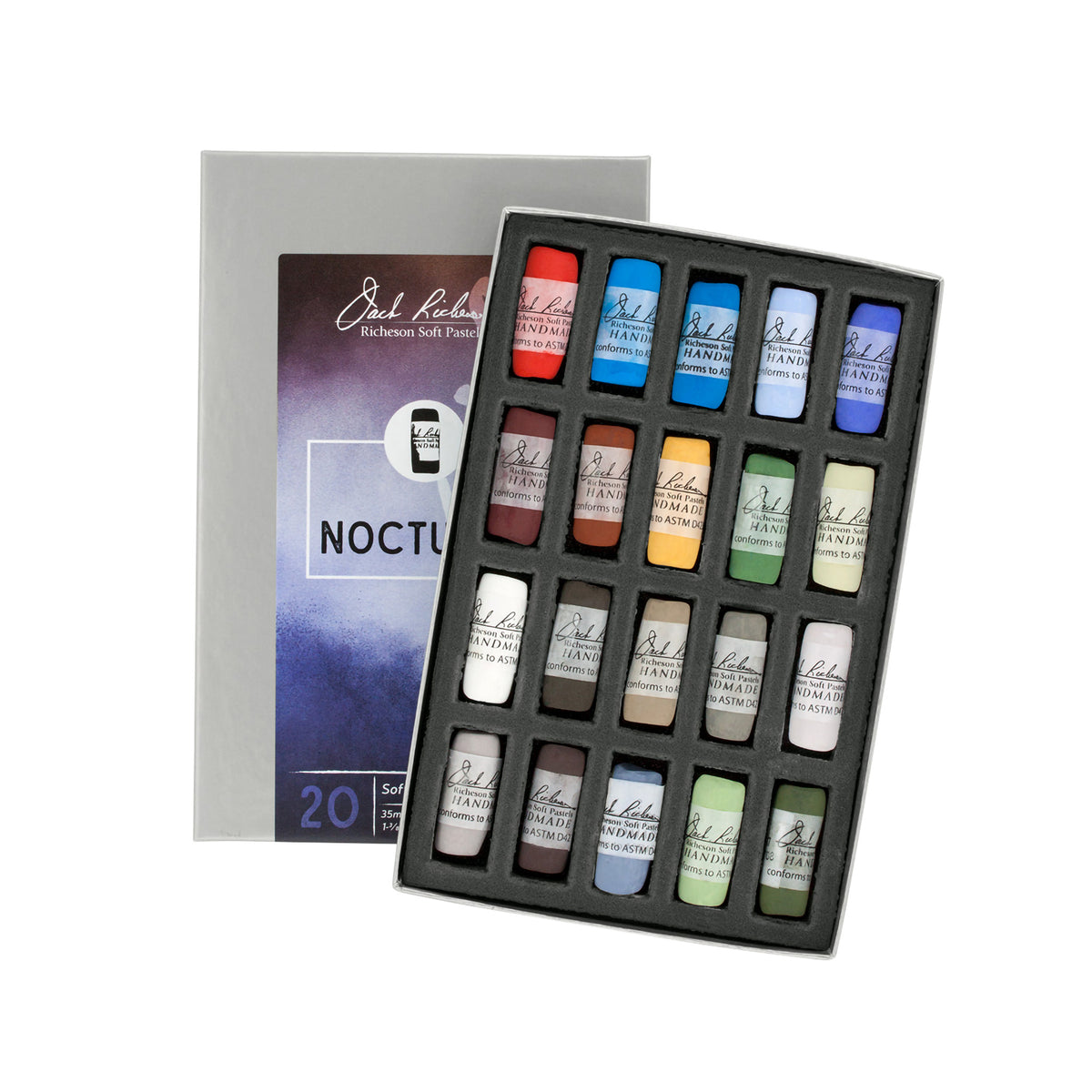 HANDROLLED SOFT PASTEL SET/20 NOCTURNE