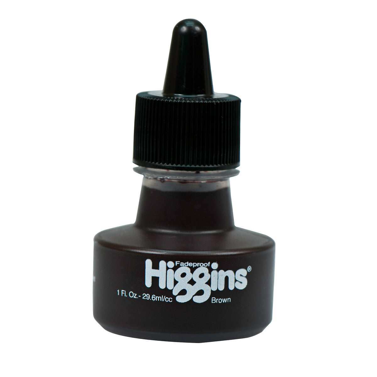 HIGGINS PIGMENTED INK 1oz BROWN