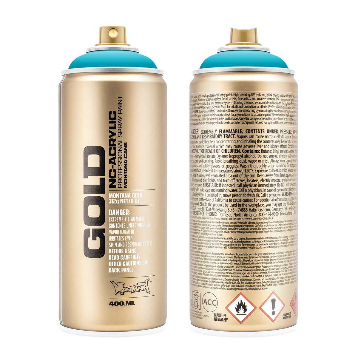 MONTANA GOLD SPRAY COLOR 100% CYAN