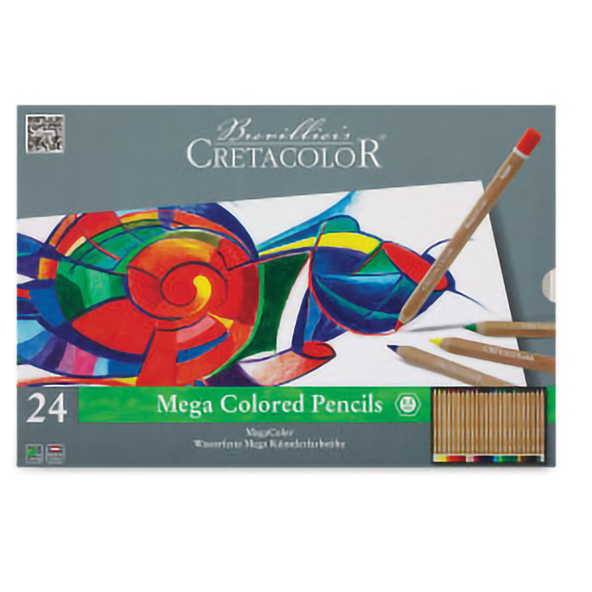 MEGACOLOR PENCIL TIN SET/24