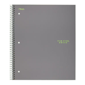 FIVE STAR NOTEBOOK TREND 3-SUBJECT
