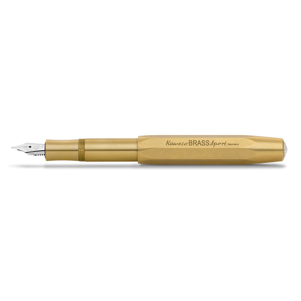 KAWECO BRASS SPORT FOUNTAIN PEN FINE