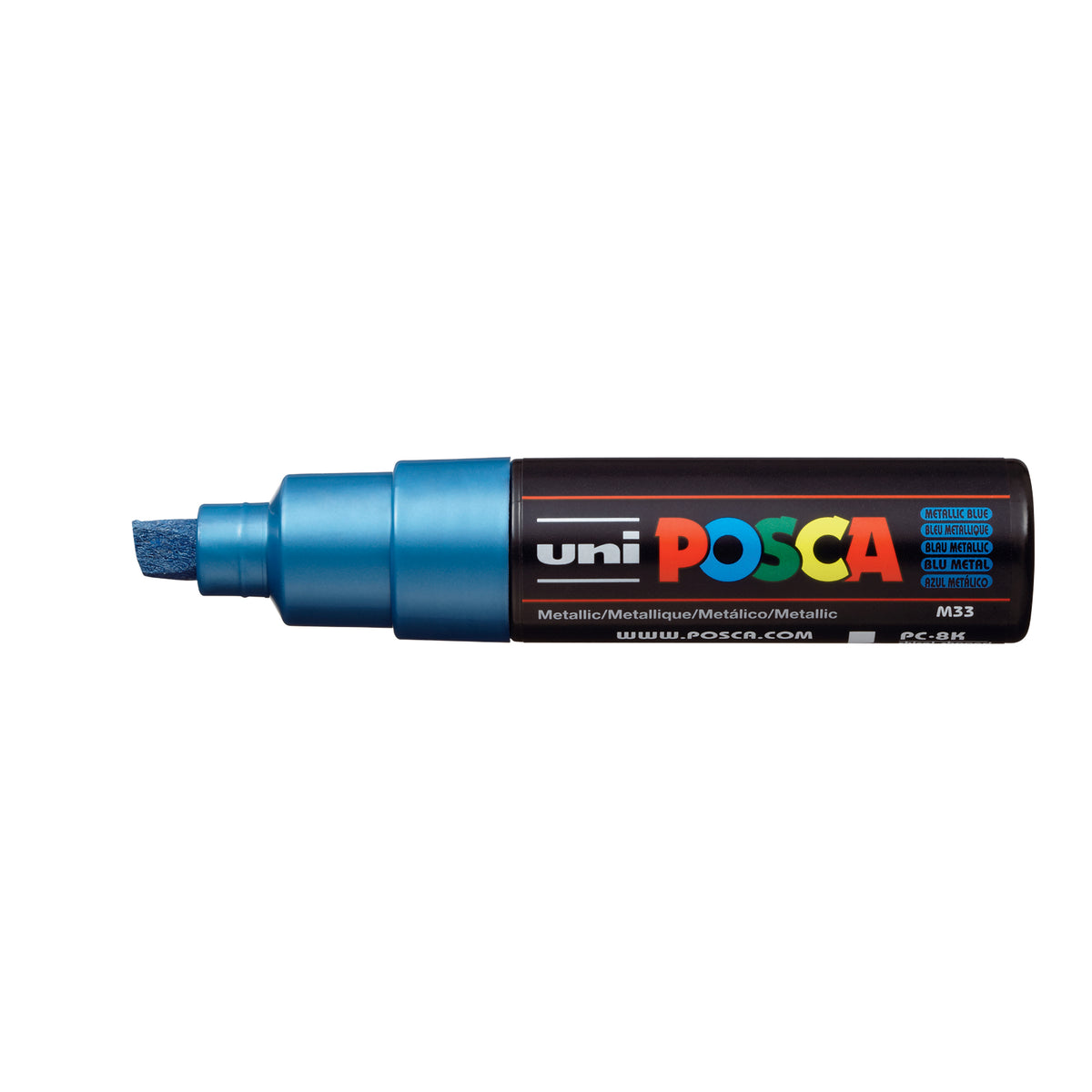 POSCA PAINT MARKER PC-8K BROAD METALLIC BLUE