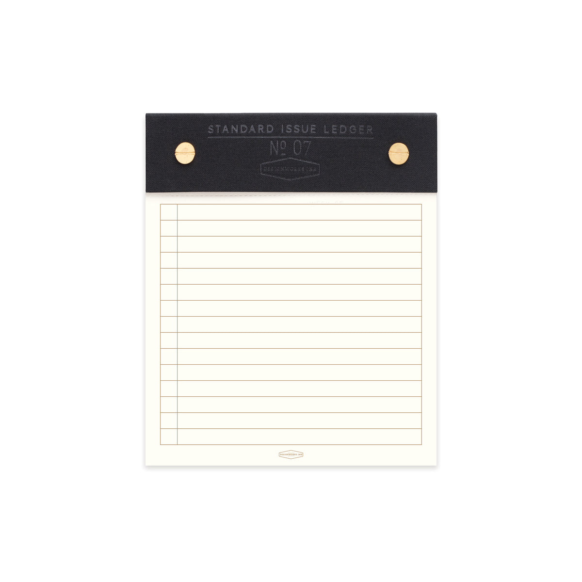 STANDARD ISSUE POST BOUND LEDGER NO. 7 BLACK