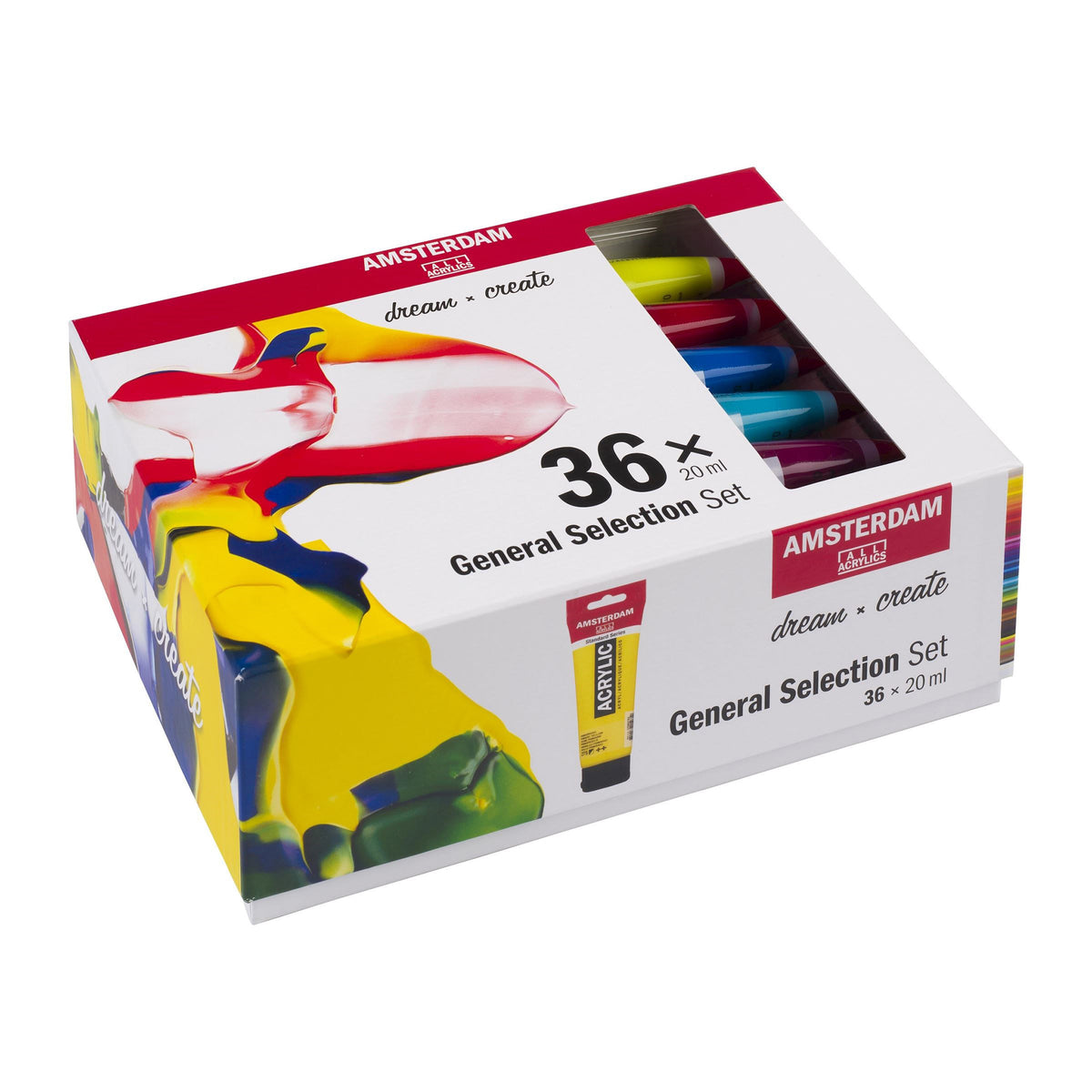 AMSTERDAM STANDARD ACRYLIC 36X20ML GENERAL SET