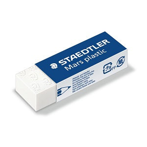 MARS WHITE PLASTIC ERASER