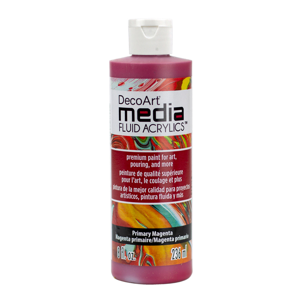 MEDIA FLUID 8oz PRIMARY MAGENTA