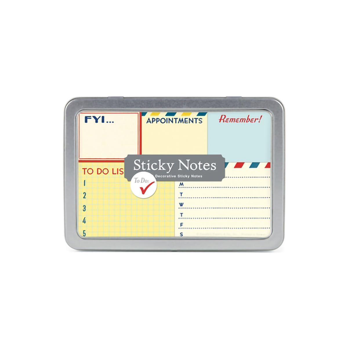 VINTAGE STICKY NOTES TO-DO
